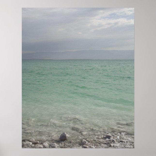 Israel, Totes Meer, Küste Poster (Vorne)