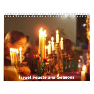 Israel und jüdisches Fest und Jahreszeiten Kalender