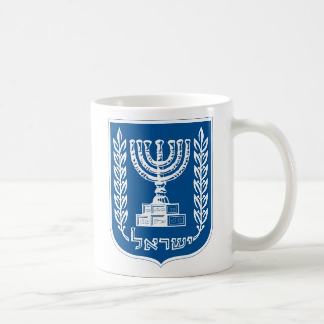 Israel-Wappen Tasse (Rechts)