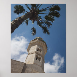 Israel, Westjordanland, Bethlehem, Omar-Moschee Poster