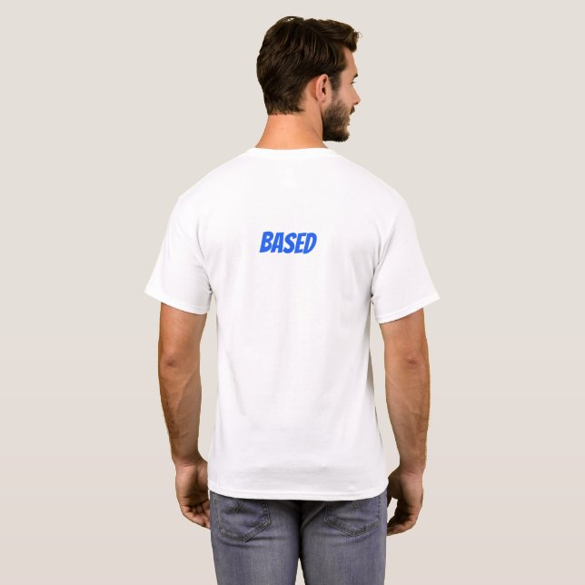 Israel-Zionist in Shirt (Schwarz voll)