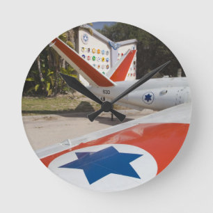 Israeli Air Force Museum Runde Wanduhr