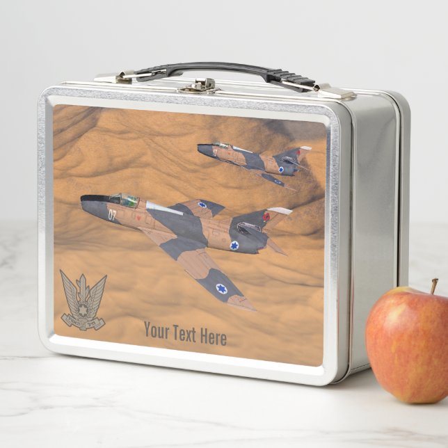 Israeli Super Mysterien Over The Desert Metall Lunch Box (Beispiel)