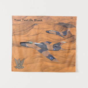 Israeli Super Mysterien Over The Desert Wandteppich