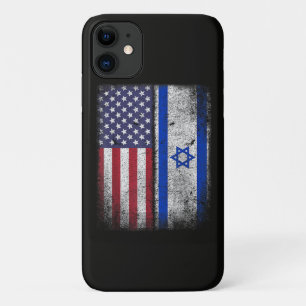 Israelisch-Amerikanische Flagge Israel USA Wurzeln Case-Mate iPhone Hülle