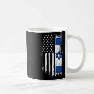 Israelisch-Amerikanische Flagge - Stolz Israel USA Kaffeetasse