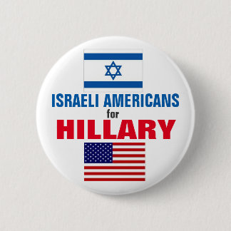Israelische Amerikaner für Hillary 2016 Button