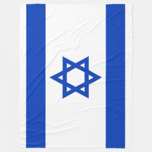 ISRAELISCHE FLAGE FLEECEDECKE