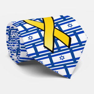 Israelische Flagge Bring sie nach Hause Befreit di Krawatte
