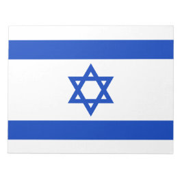israelische Flagge (Israel) Notizblock
