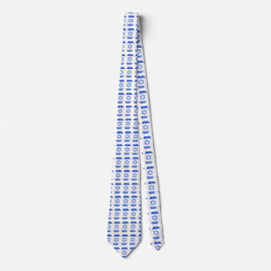 israelische Flagge Krawatte