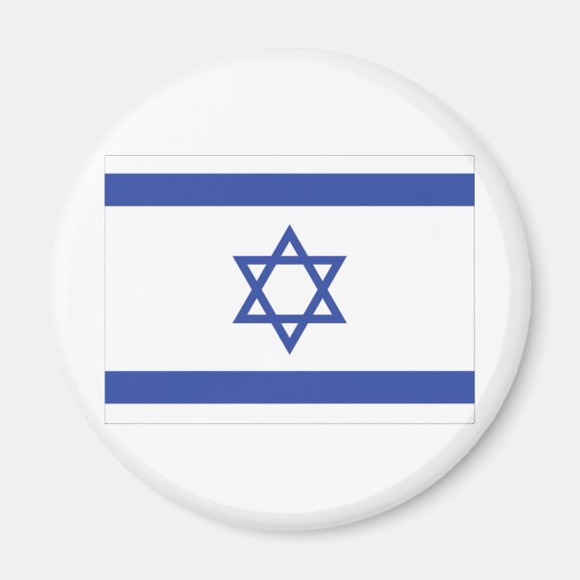 israelische Flagge Magnet (Vorne)