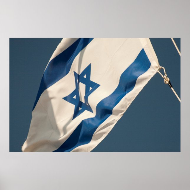 israelische Flagge Poster (Vorne)