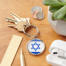 israelische Flagge Schlüsselanhänger