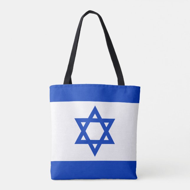 israelische Flagge - Stern von David Tasche (Rückseite)