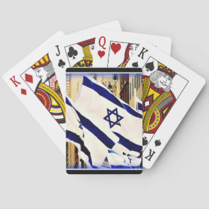 Israelische Flaggen-Spielkarten Spielkarten