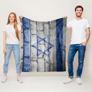 israelische Mauer Fleecedecke