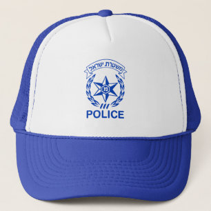 Israelische Polizei in der hebräischen legendäre Truckerkappe