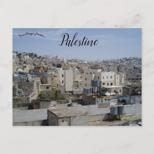 Israelische Siedlung in Hebron-Palästina Postkarte