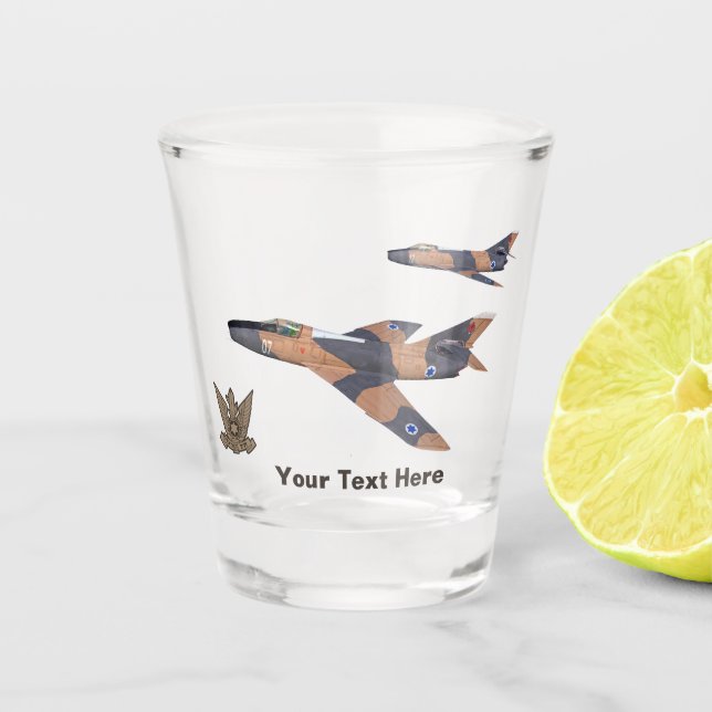 Israelische Super Mystères Schnapsglas (Vorderseite)