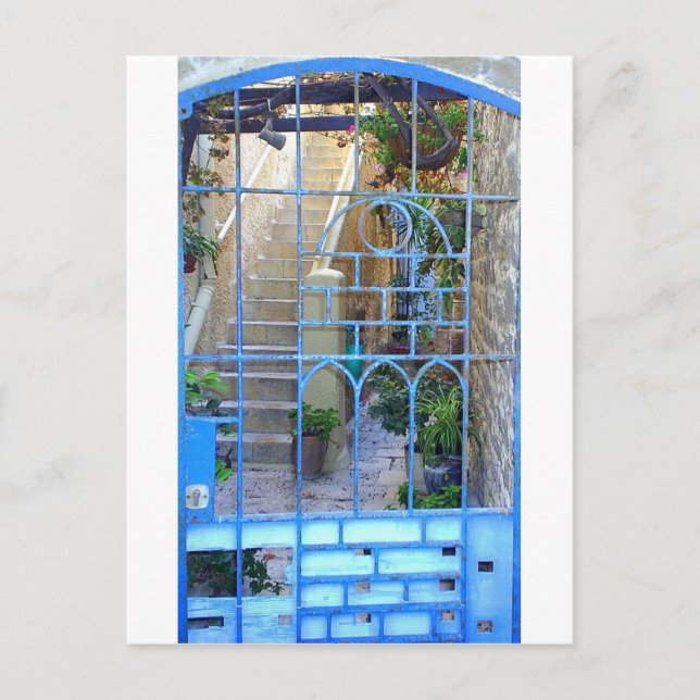 Israelische Tür Postkarte (Vorderseite)