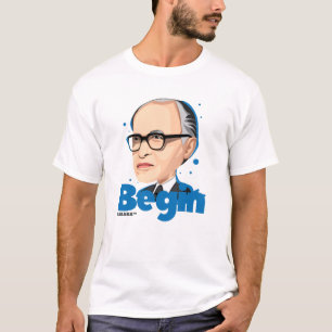 Israelischer Premierminister Menachem Begins T-Shirt