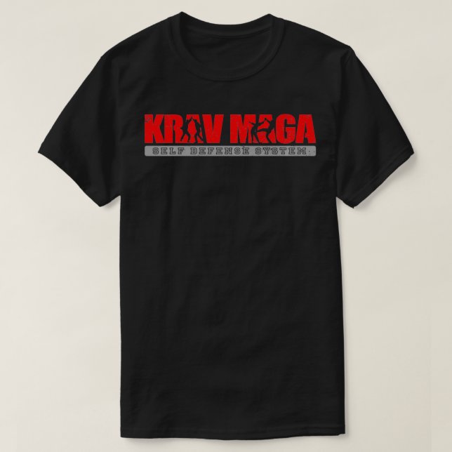 Israelisches Nahes Selbstverteidigungssystem Krav  T-Shirt (Design vorne)