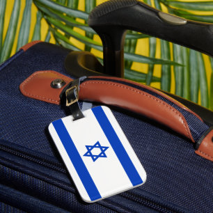 Israels Flagge moderner patriotisch Gepäckanhänger