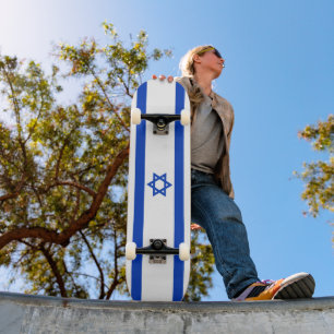 Israels Flagge moderner patriotisch Skateboard