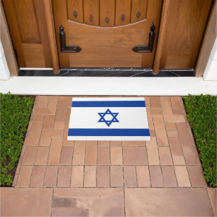Israels Flaggentafel für Zuhause oder Unternehmen Fußmatte