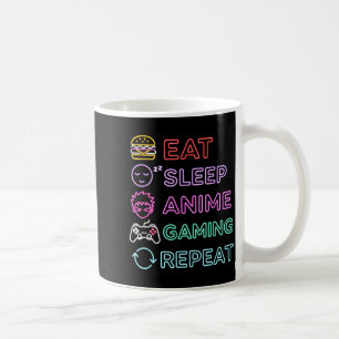 Iss Anime Gaming Wiederholen Gamer Männer Teen Jun Kaffeetasse