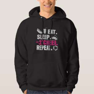 Iss Ätsch Jubel Für Cheerleader Cheerleading Mädch Hoodie