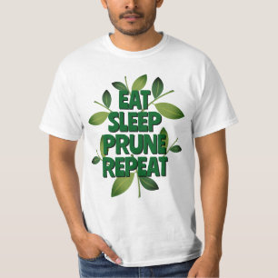 Iss Ätsch Prune Wiederholen lustiges T-Shirt für S