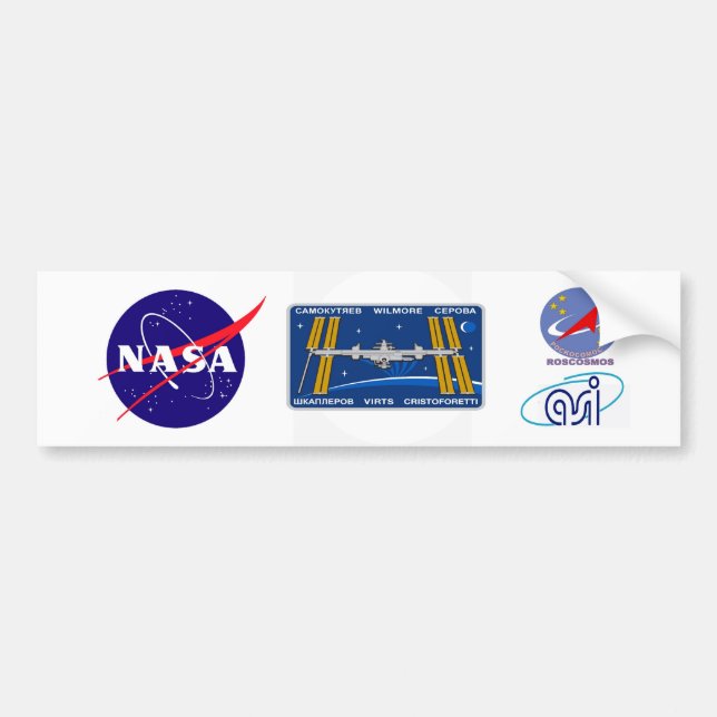 Iss-Crews:  Expedition 42 Autoaufkleber (Vorne)