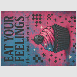 Iss deine Gefühle – Alt Cupcake Decoupage - 1 Seidenpapier