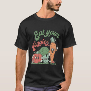 Iss deine Veggies Bauern Markt Vegan Vegetarier V T-Shirt