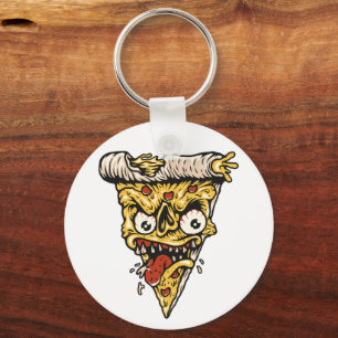 Iss diesen Pizza-Schlüsselanhänger - Cheesy Fun on Schlüsselanhänger