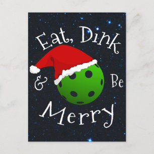 Iss Dink und sei fröhlich Weihnachten Pickleball