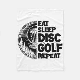 Iss Discgolf Wiederhole Sport Frolfer Athlet  Fleecedecke