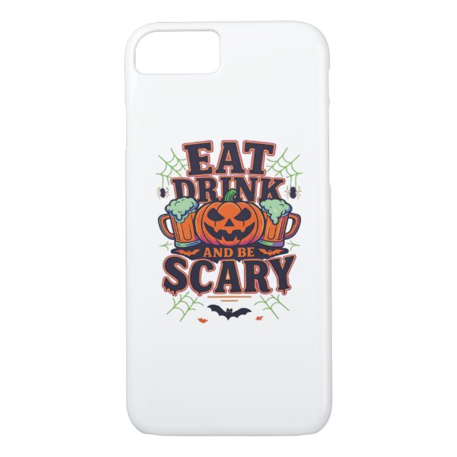 Iss Drink und sei Beängstigend Halloween Design kr Case-Mate iPhone Hülle (Rückseite)