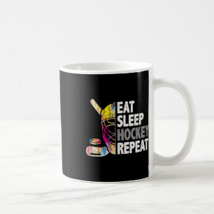 Iss Eishockey Wiederholen Eishockey Liebhaber Kind Kaffeetasse