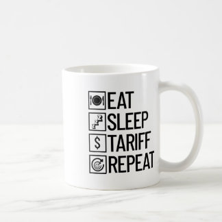 Iss Essen Zöllner Wiederholung Lustig Trump Zoll _ Kaffeetasse