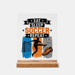 Iss Fussball Profi T-Shirt Acrylschild