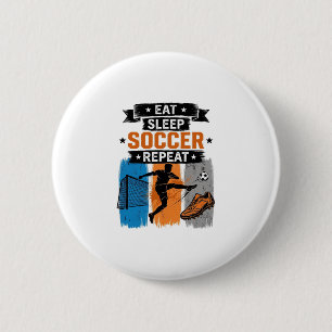 Iss Fussball Profi T-Shirt Button