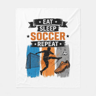 Iss Fussball Profi T-Shirt Fleecedecke