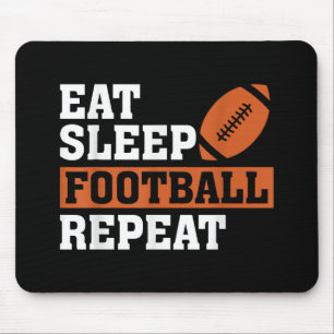 Iss Fußball schlafen wiederholen Toll Liebe Fußbal Mousepad