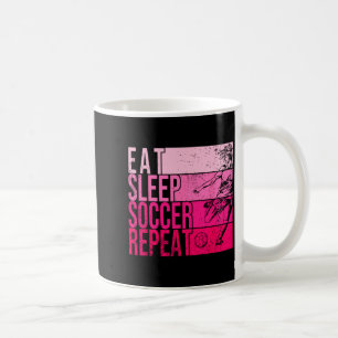 Iss Fussball Wiederholen Lustig Footller Feldspiel Kaffeetasse