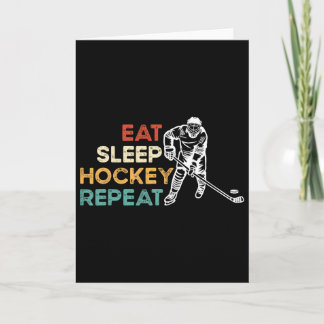 Iss Hockey Wiederholen Eishockey Liebhaber Jugend Karte
