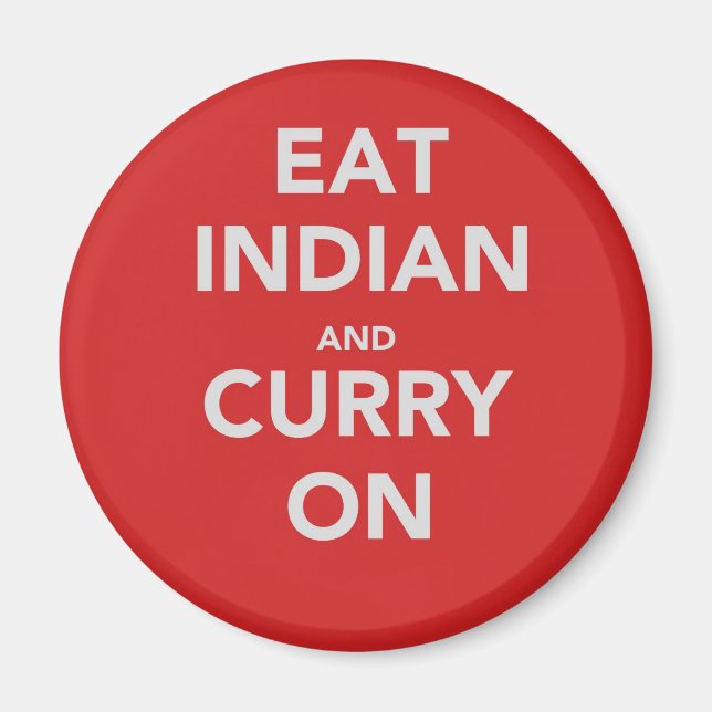 Iss Inder und Curry auf Magnet (Vorne)