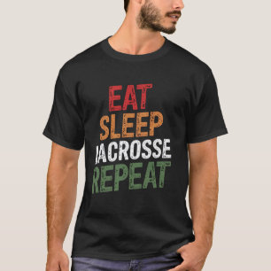 Iss Lacrosse Wiederhole Sportteam Lustig Männer Fa T-Shirt
